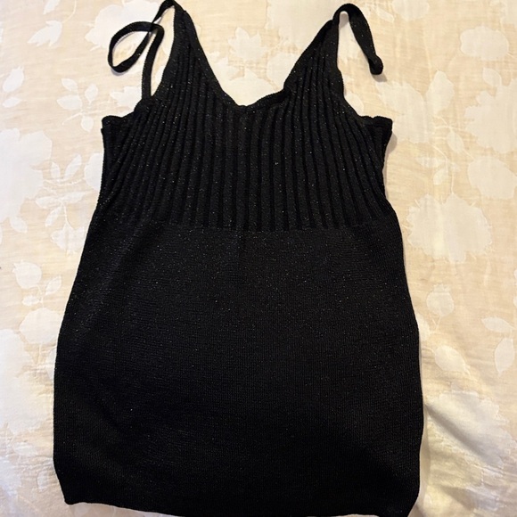 Michael Kors Black Knit Tank Top - Picture 1 of 3